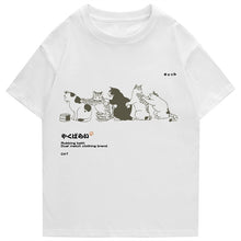 Load image into Gallery viewer, Cat Rubbing Bath T-Shirt